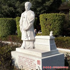 景区古代名人诸葛亮石雕