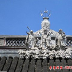 宗教庙宇福禄寿神像石雕