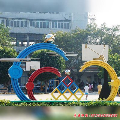 不锈钢抽象海浪景观雕塑