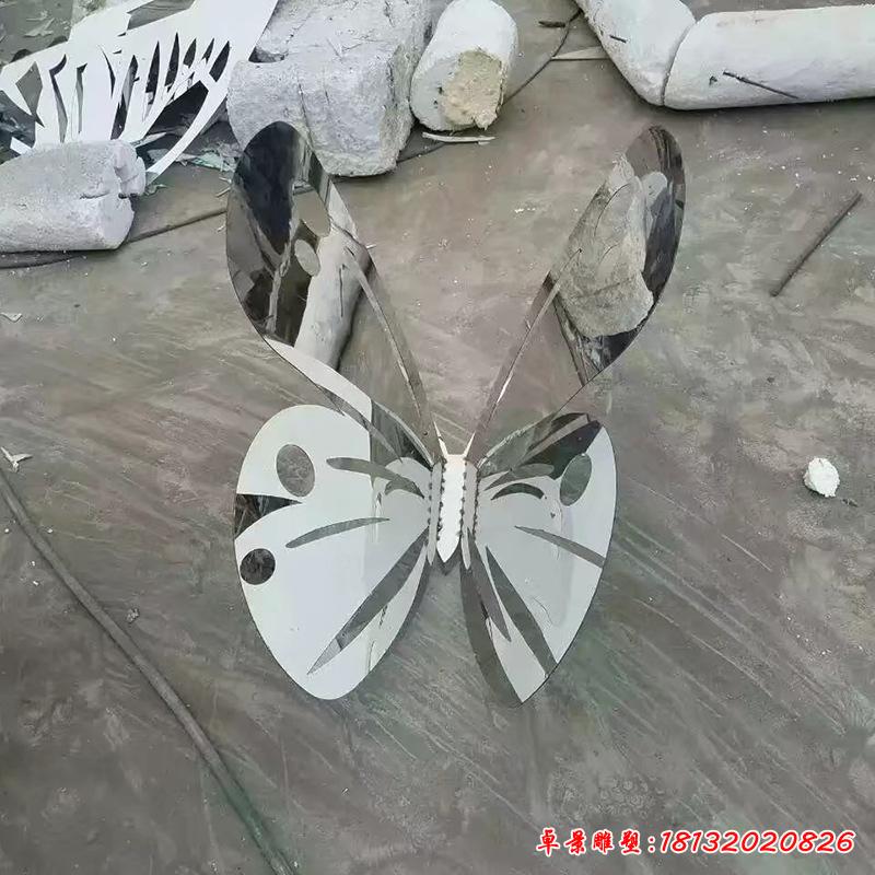 不锈钢动物昆虫蝴蝶雕塑