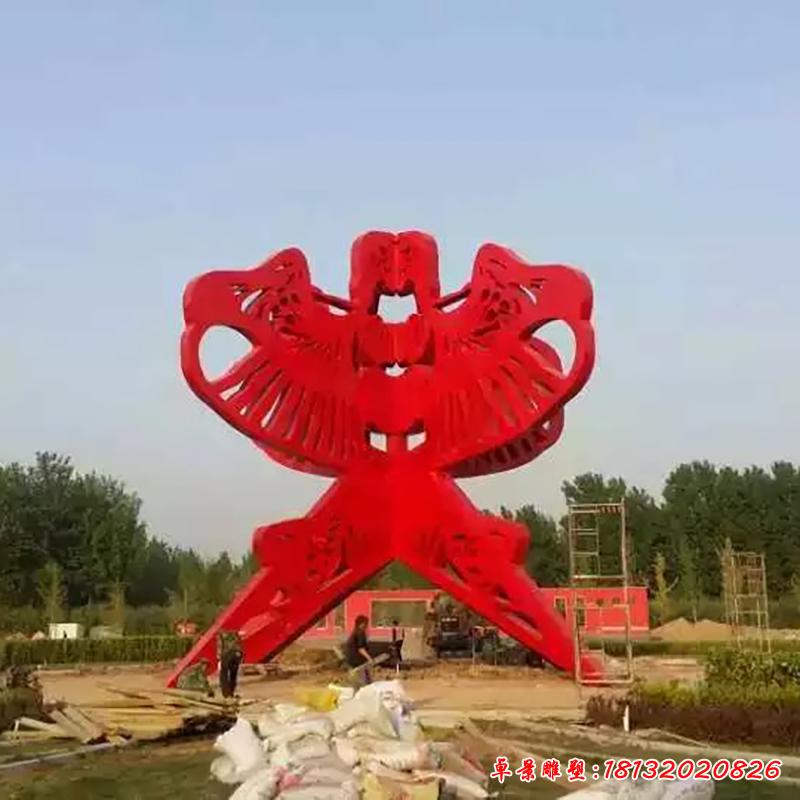城市不锈钢镂空风筝3