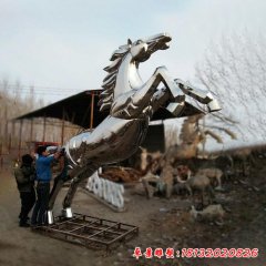 不锈钢动物马雕塑