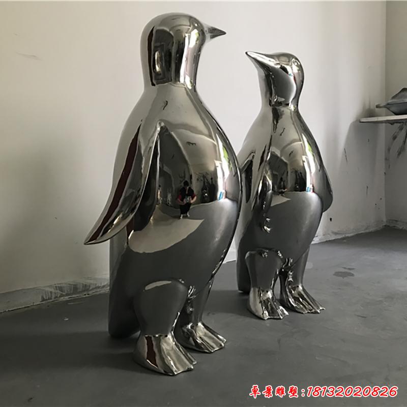 不锈钢公园动物企鹅2
