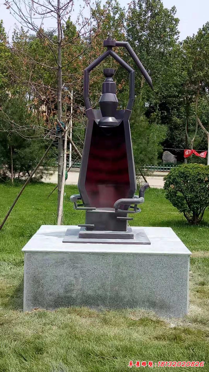 不锈钢校园雕塑
