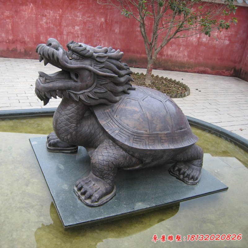 公园龙龟铜雕