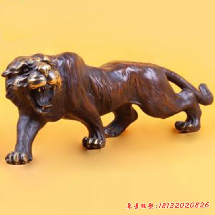 铜雕生肖动物虎
