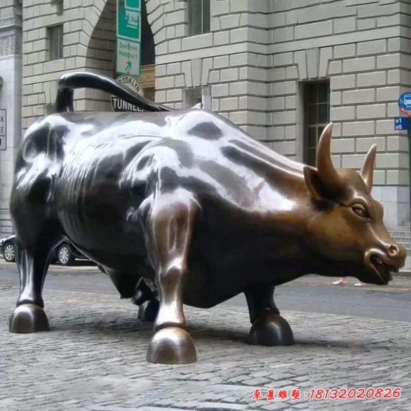 铜雕华尔街牛雕塑