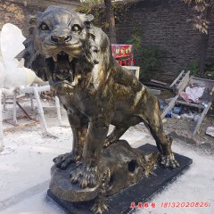 铜雕园林生肖虎