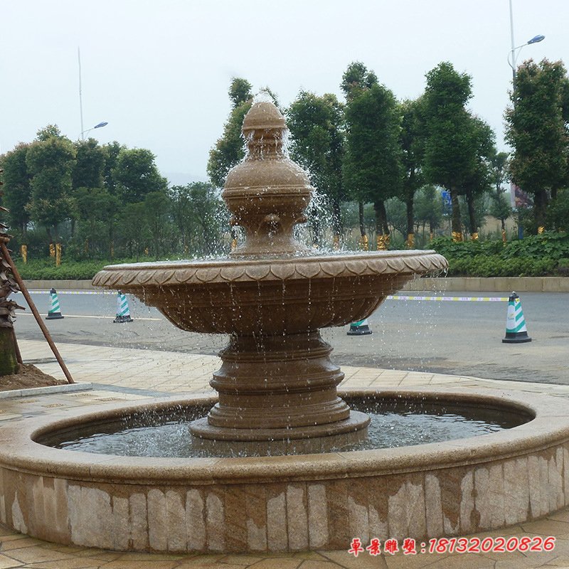 石雕广场景观喷泉雕塑