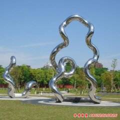 公园抽象不锈钢创意雕塑