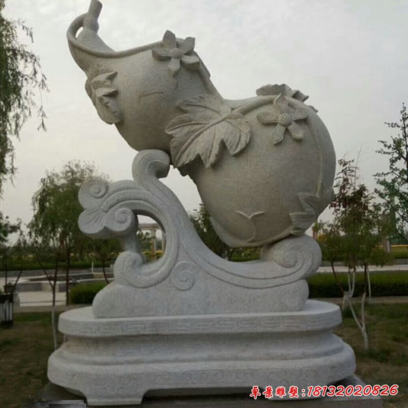石雕广场葫芦雕塑