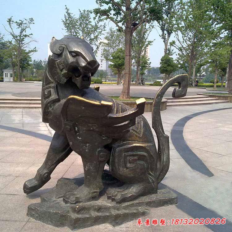 铜雕生肖动物虎雕塑