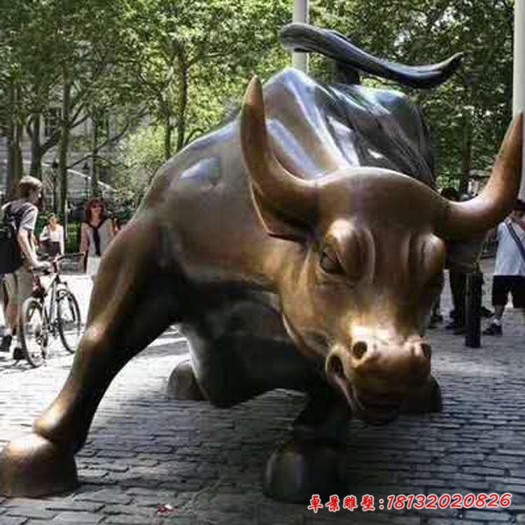 铜雕大型华尔街牛雕塑
