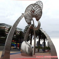 海螺景观不锈钢雕塑