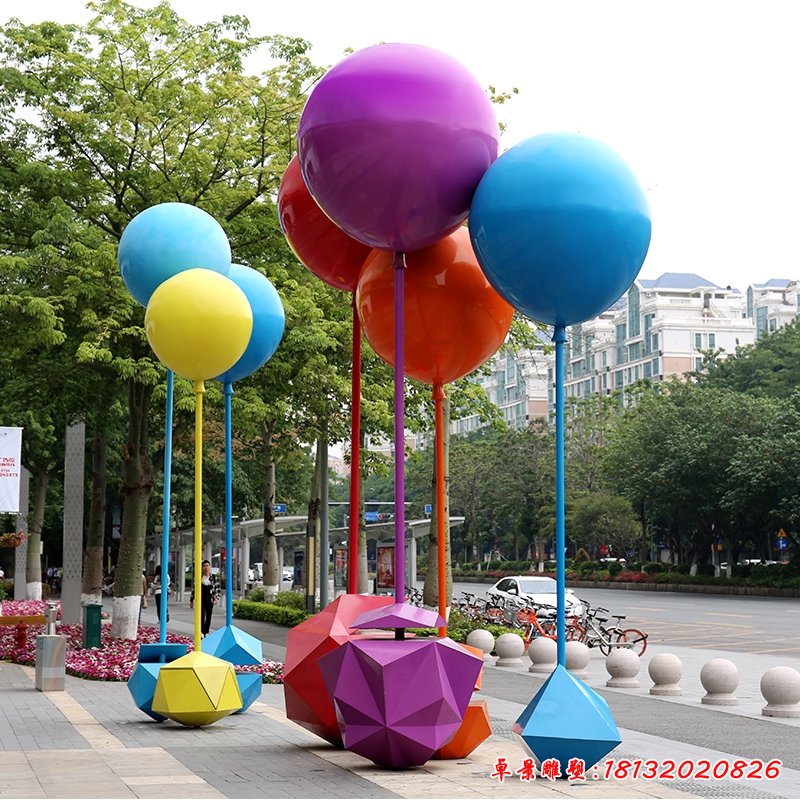玻璃钢气球雕塑 (10)