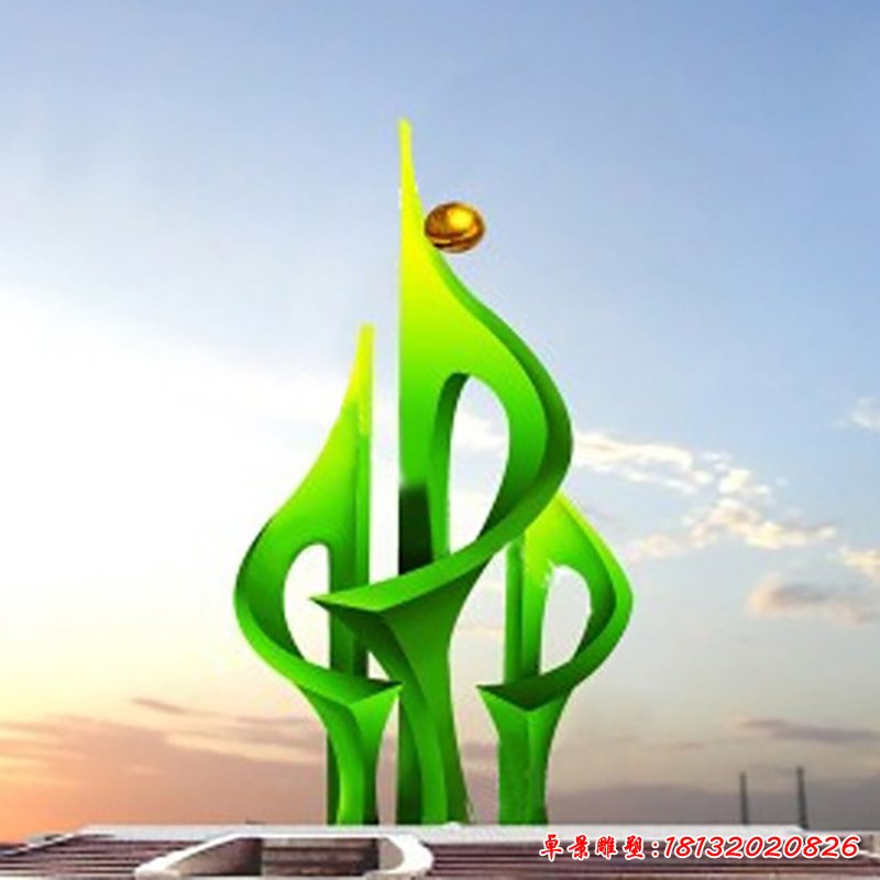 不锈钢团结奋进雕塑，不锈钢企业雕塑[1]