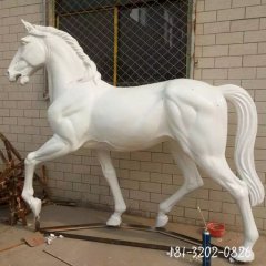 汉白玉动物马雕塑