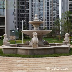 小区喷泉石雕雕塑