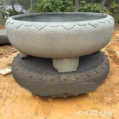 大理石圆形水缸雕塑