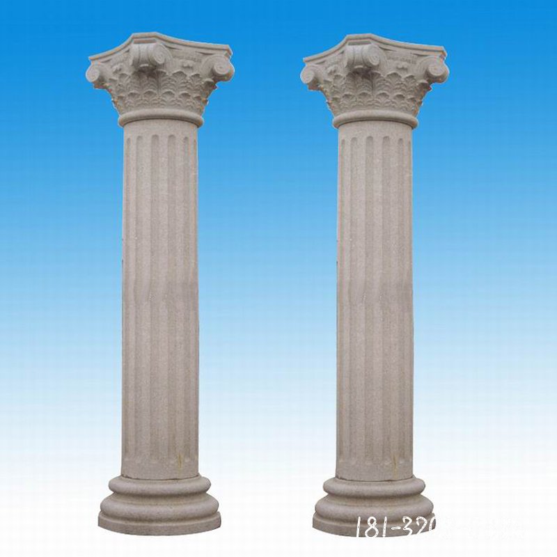 大理石罗马柱雕塑 欧式文化柱石雕