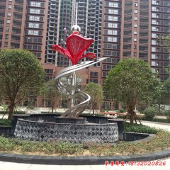 碧桂园不锈钢卡通雕塑