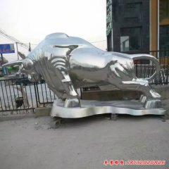 动物不锈钢雕塑 不锈钢雕塑牛