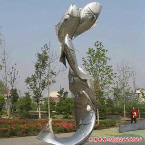 鱼雕塑不锈钢