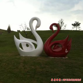 不锈钢雕塑天鹅