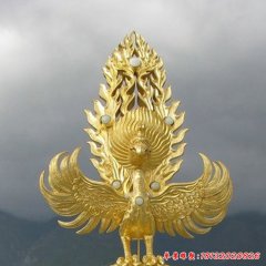 不锈钢金凤凰雕塑