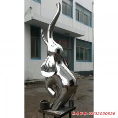 不锈钢大象抽象