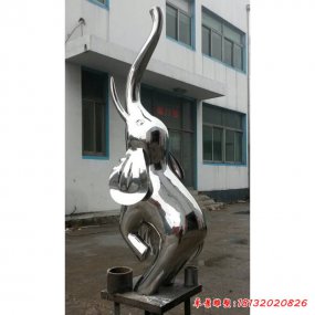 不锈钢大象抽象