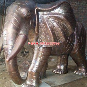 大象铸铜雕塑