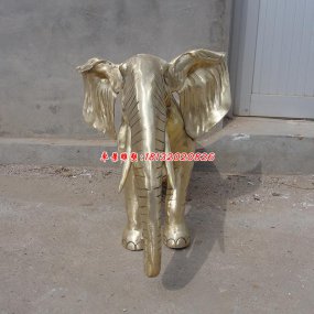 铜雕大象 动物铜雕塑