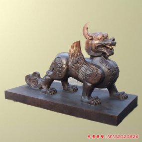 貔貅雕塑 动物铜雕塑