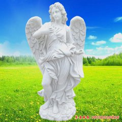 白色天使雕塑