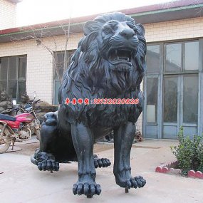 颐和园的铜狮子