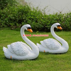 玻璃钢天鹅