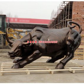 牛雕塑玻璃钢