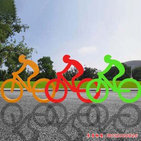 步行街人物不锈钢雕塑