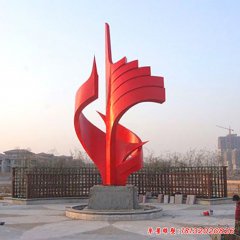 不锈钢一帆风顺雕塑