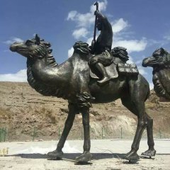 铜骆驼雕塑